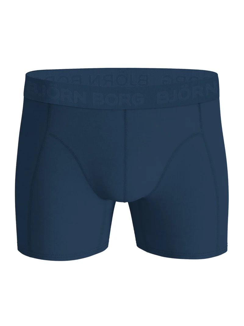 Björn Borg Cotton Stretch Boxershorts (3-pack, Blue/Navy/Black)