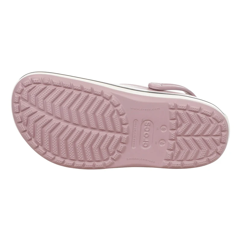 Crocband Clog Badelatschen Unisex - flieder, weiß
