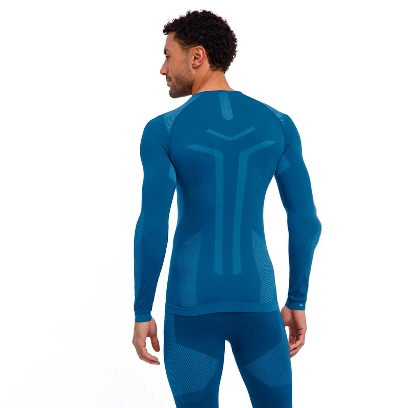 Warm Unterhemd Herren - blaugrau