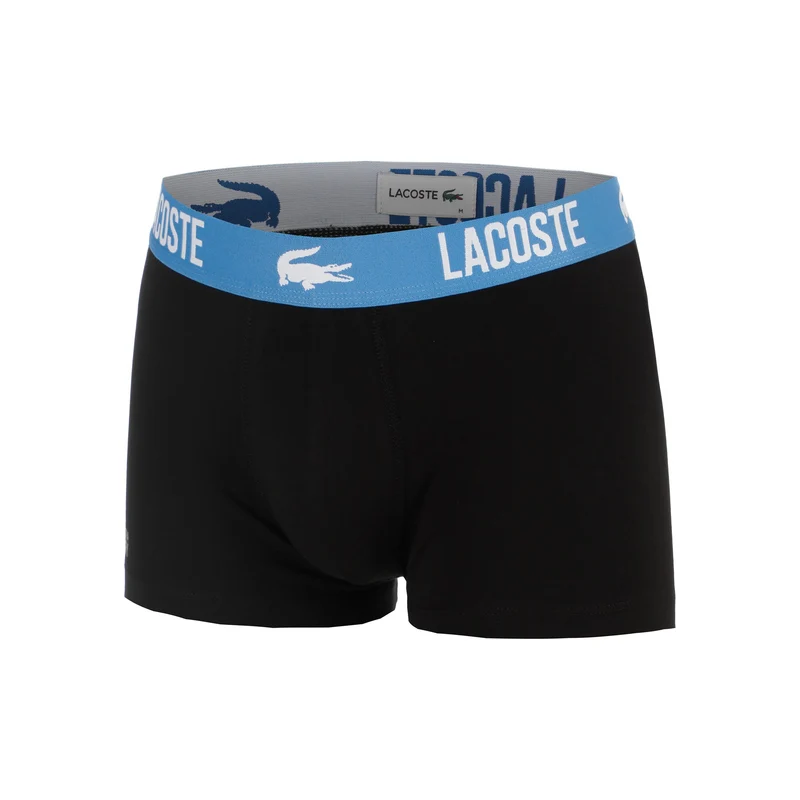 Cotton Stretch Boxer Short 3er Pack Herren - dunkelblau, grau