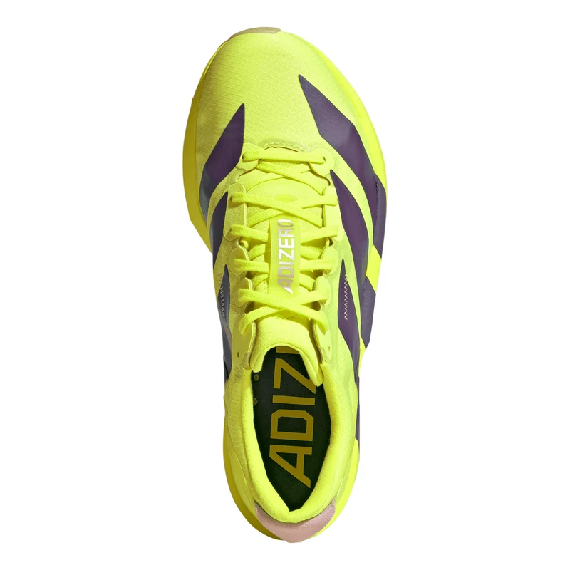 adizero Adios 9 Wettkampfschuh Damen - neongelb, grau