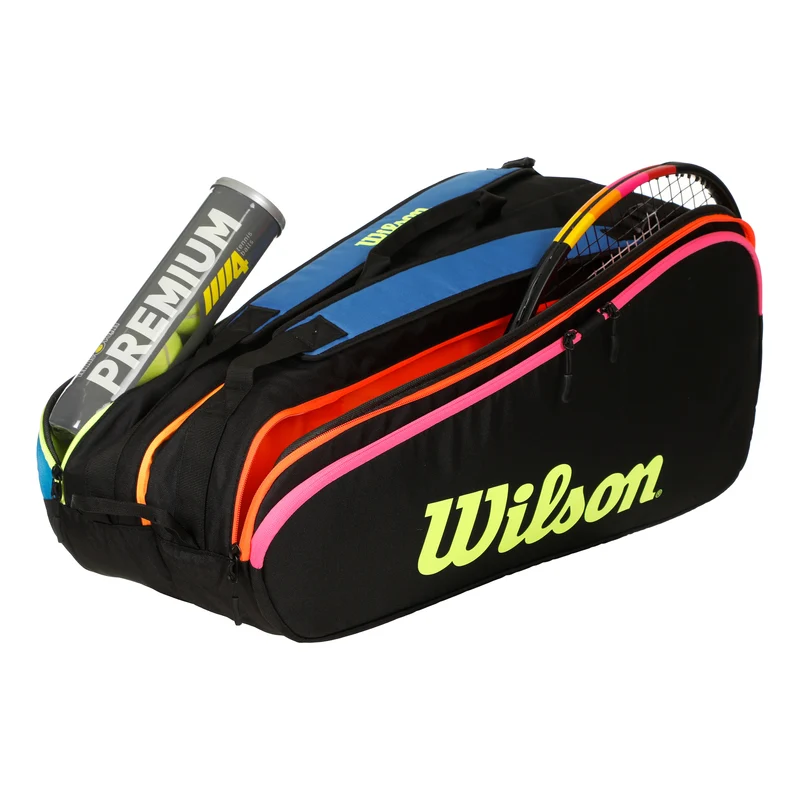 Team Neon Collection Schlägertasche 12er Special Edition-Schwarz