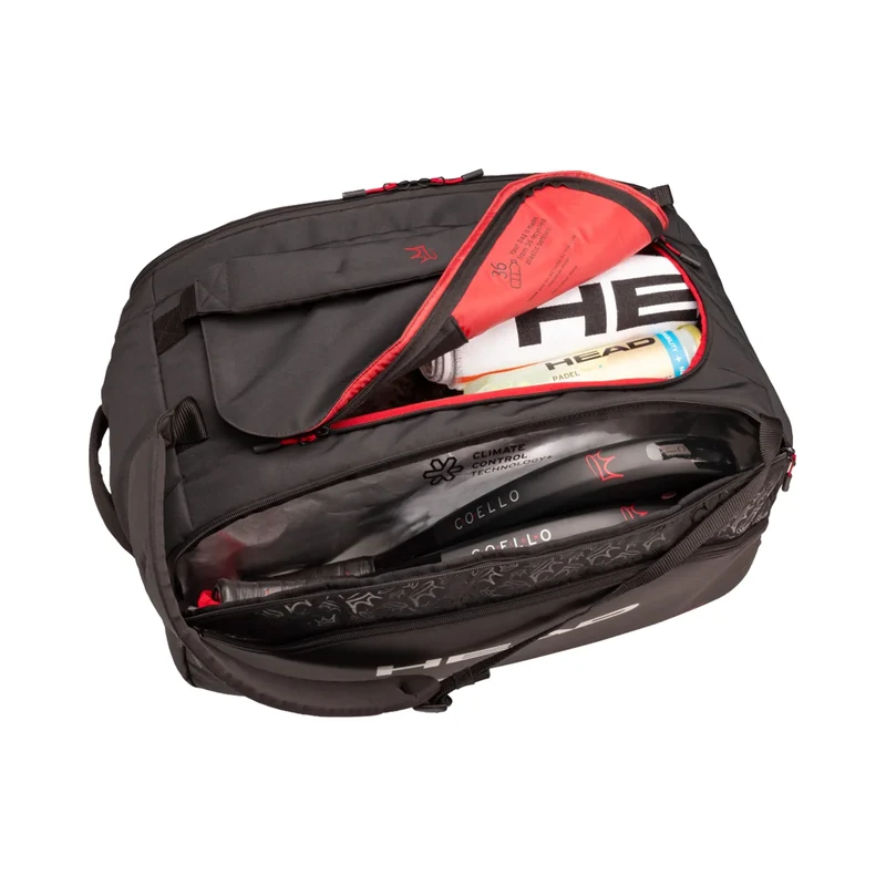 Coello Pro X Duffle L Padelschlägertasche - schwarz