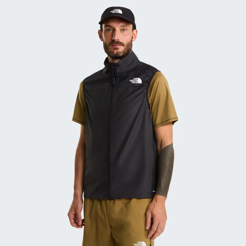 Fontanales Wind Laufweste Herren - schwarz