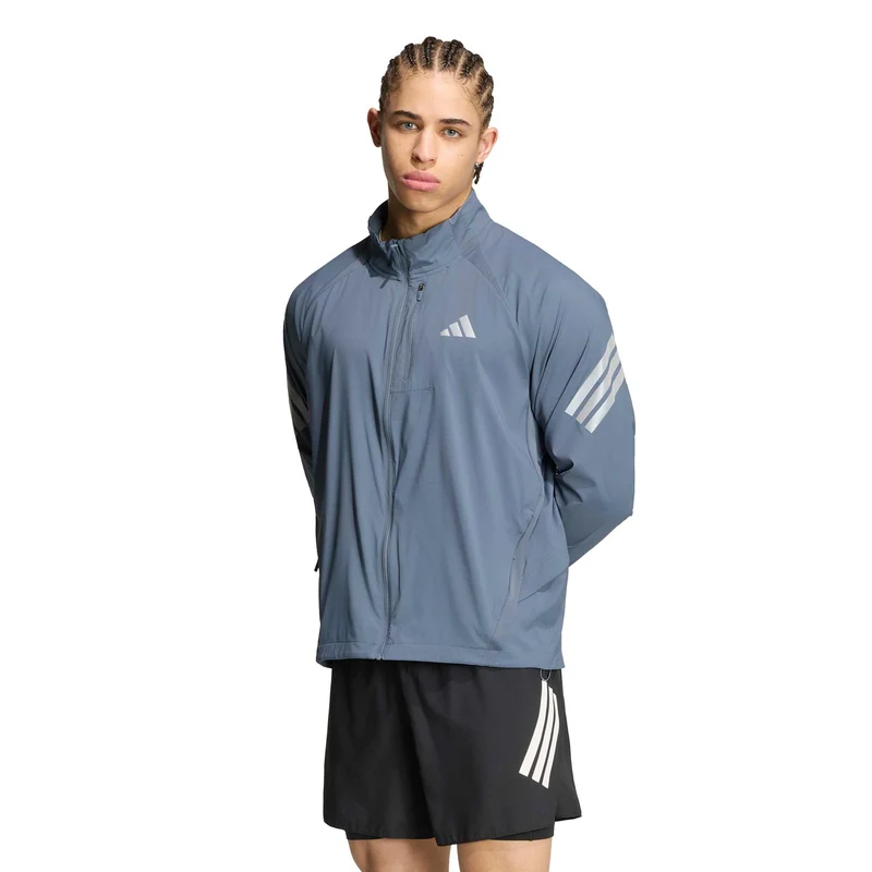 adi365 Laufjacke Herren - blaugrau