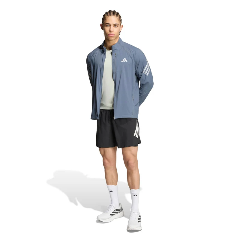 adi365 Laufjacke Herren - blaugrau