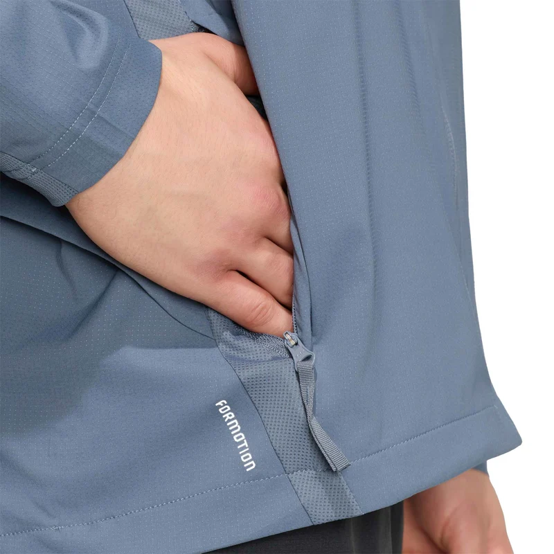 adi365 Laufjacke Herren - blaugrau