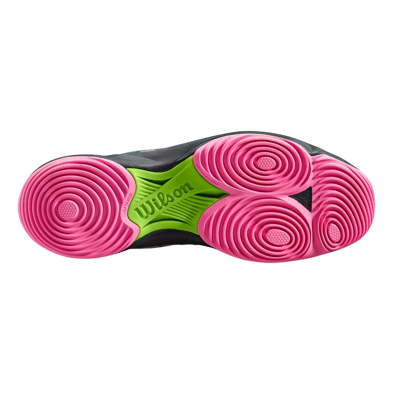 Hurakn Pro Padelschuh Damen - dunkelgrün, schwarz