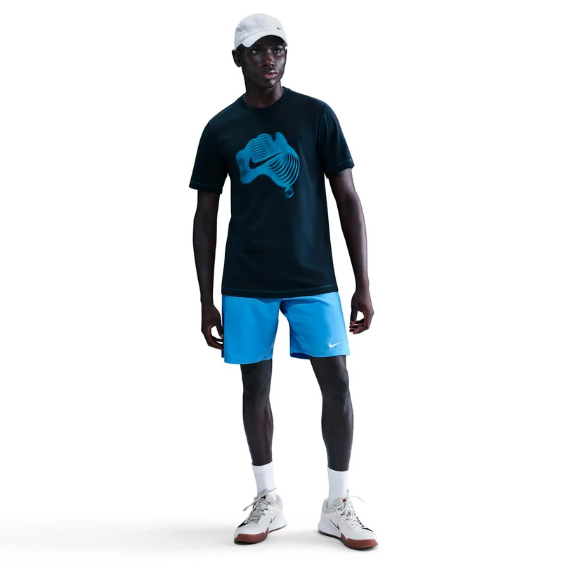 Court Dri-Fit T-Shirt Herren-dunkelblau