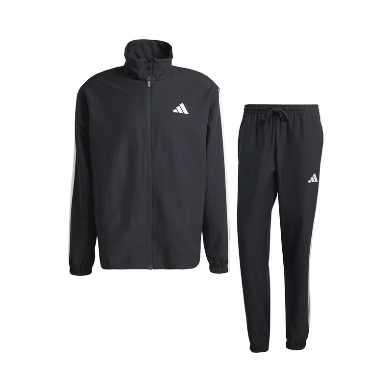 3Stripes Woven Trainingsanzug Herren - schwarz