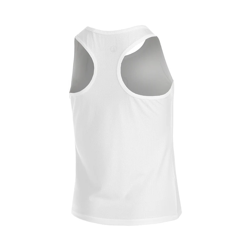 Racerback Tank-Top Mädchen-Weiß,Dunkelblau