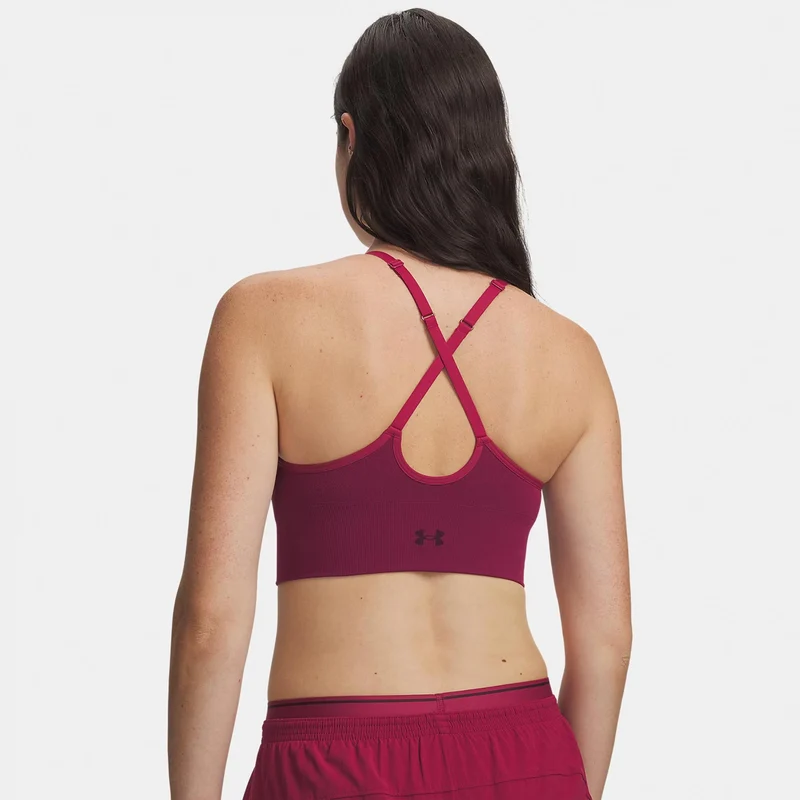 Vanisheamle Low Sport-BH Damen - rot, dunkelrot
