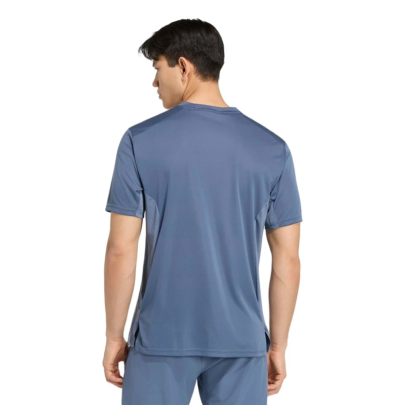 Tech T-Shirt Herren - blaugrau