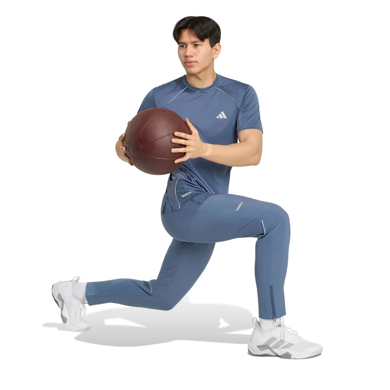 Tech T-Shirt Herren - blaugrau