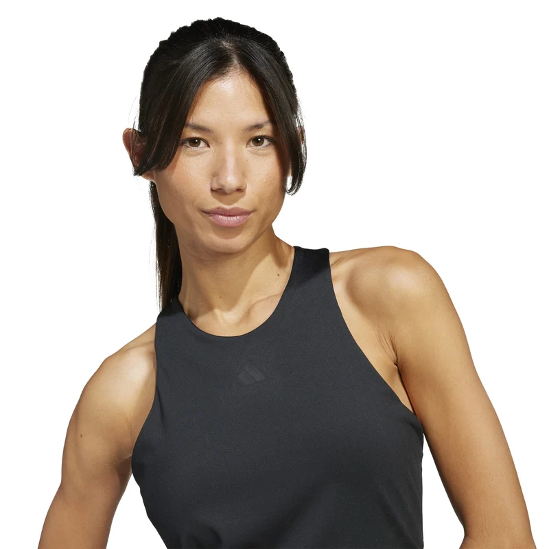 Y- Midi Tank-Top Damen - schwarz