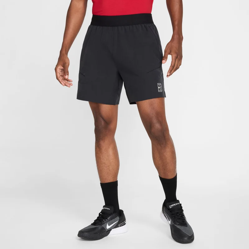 Court Dri-Fit Advantage 6in Shorts Herren-Schwarz,Weiß