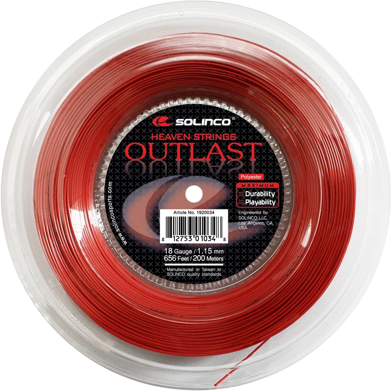 Outlast Saitenrolle 200m-Rot