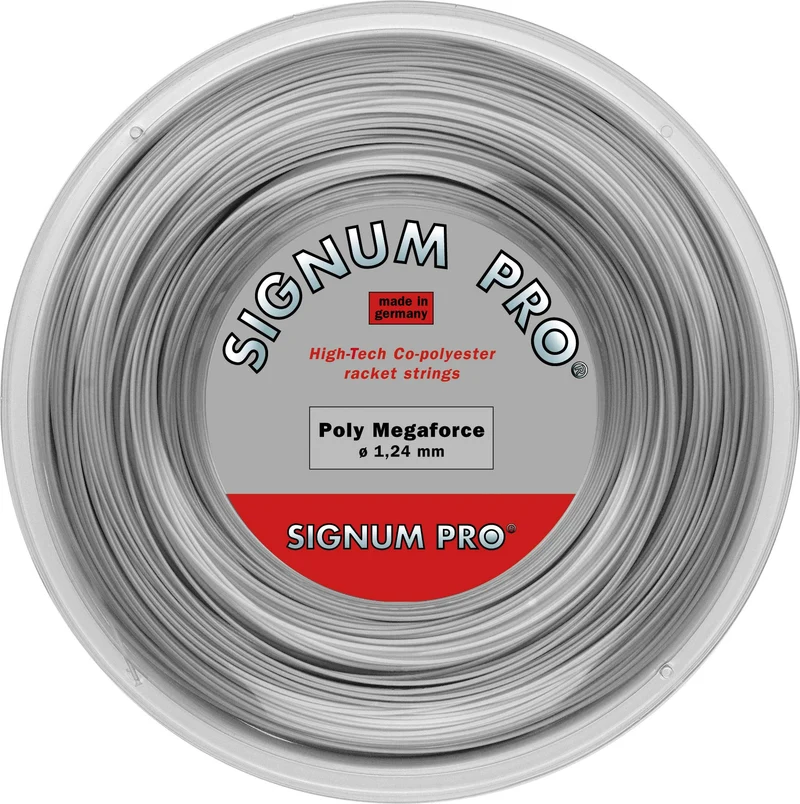 Poly Megaforce Saitenrolle 200m-Silber