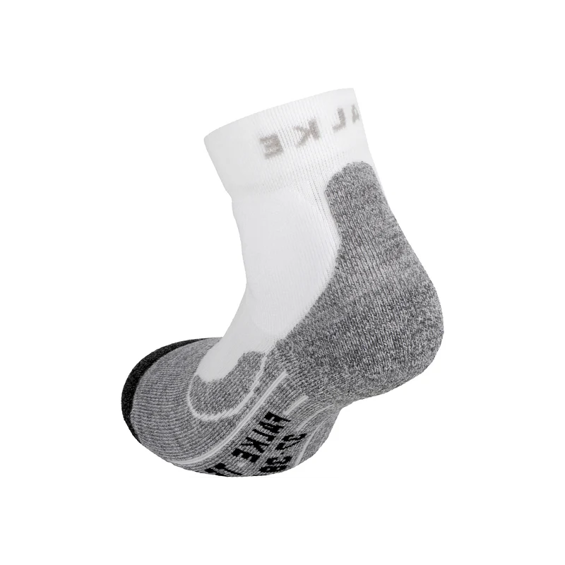 TE2 Short Tennissocken Damen-Hellgrau,Schwarz