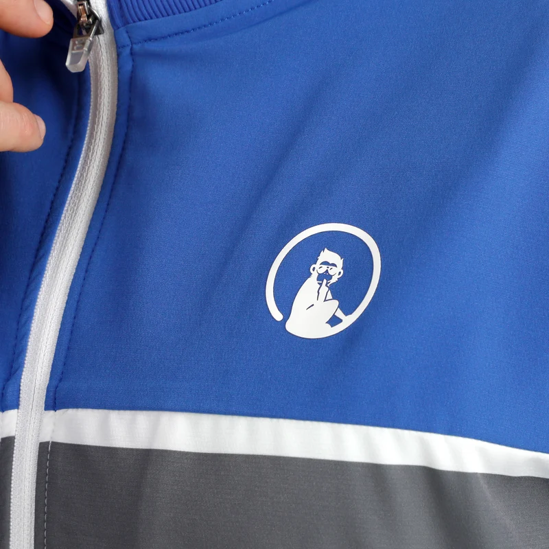 Faded Trainingsjacke Herren - blau, weiß