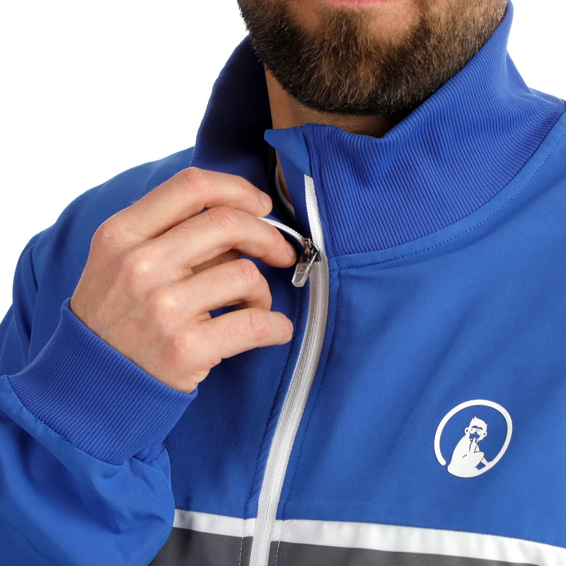 Faded Trainingsjacke Herren - blau, weiß