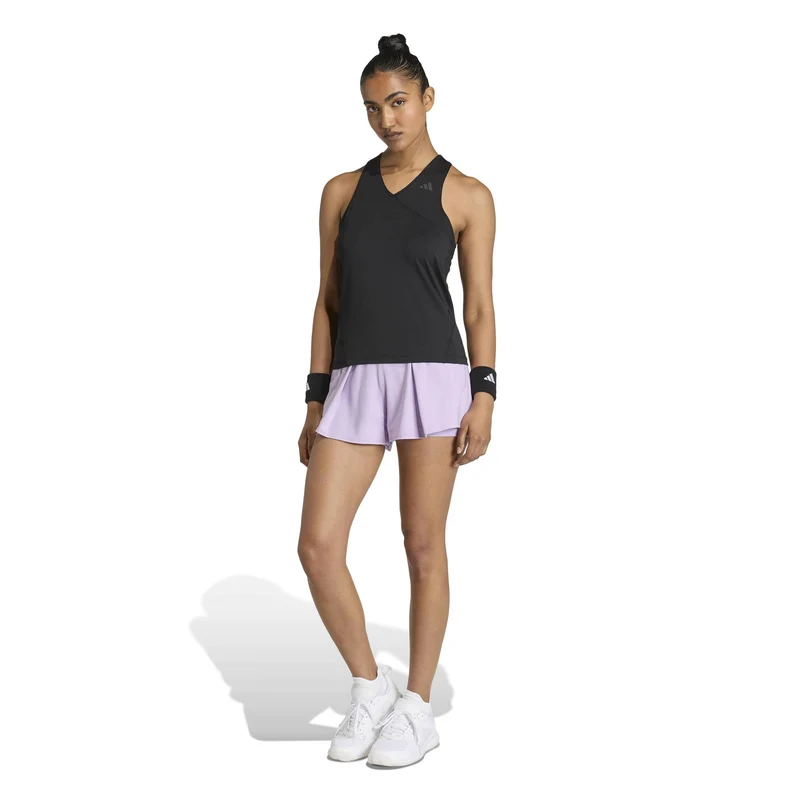 Club V-Neck Tank-Top Damen - schwarz