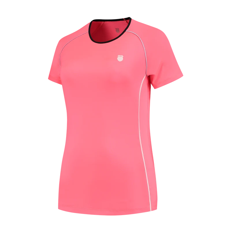 K-Swiss Hypercourt Crew Tee 4 (Ladies) - Pink