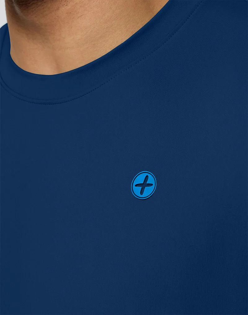 GymPlusCoffee Coffee Tee (Mens) - Petrol Blue