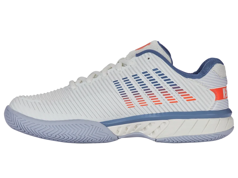 K-Swiss Hypercourt Express 2 (Mens) - Lucent White/Infinity/Scarlet Ibis