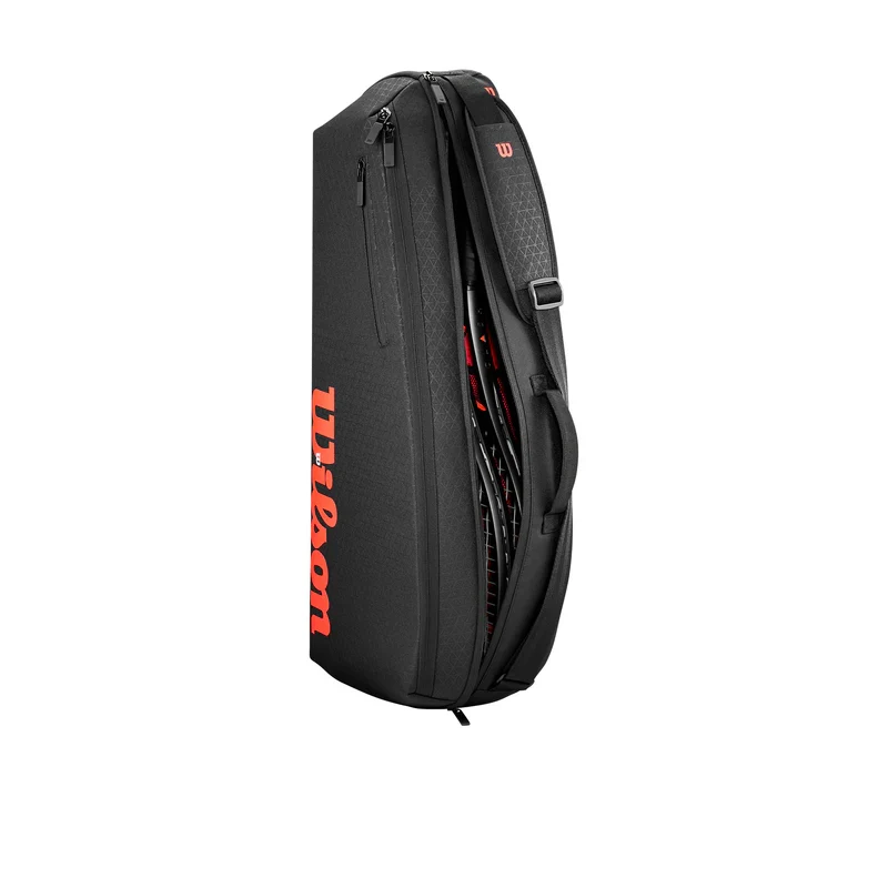 Wilson Clash V3 6 Pack Racket Bag - Black/Red