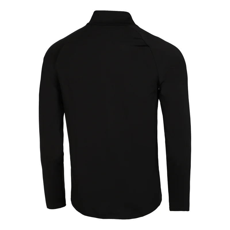 Big Serve 1/4 Zip Longsleeve Herren-Schwarz,Weiß