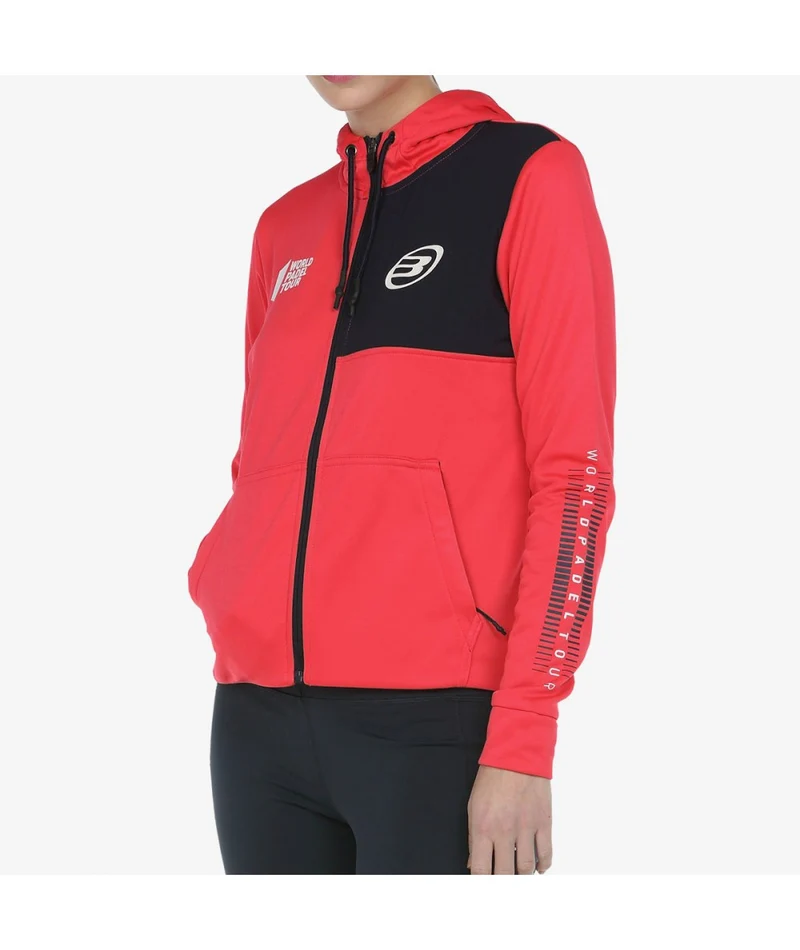 Bullpadel Rodigal Women Sweatshirt (Neon Crimson)