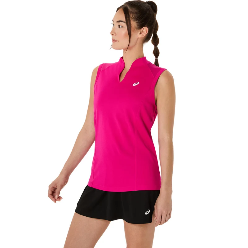 Court Tank-Top Damen-neonpink