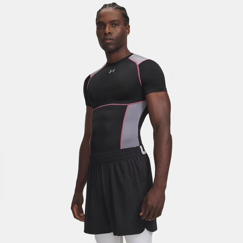 Vanish Seamless T-Shirt Herren - schwarz, silber