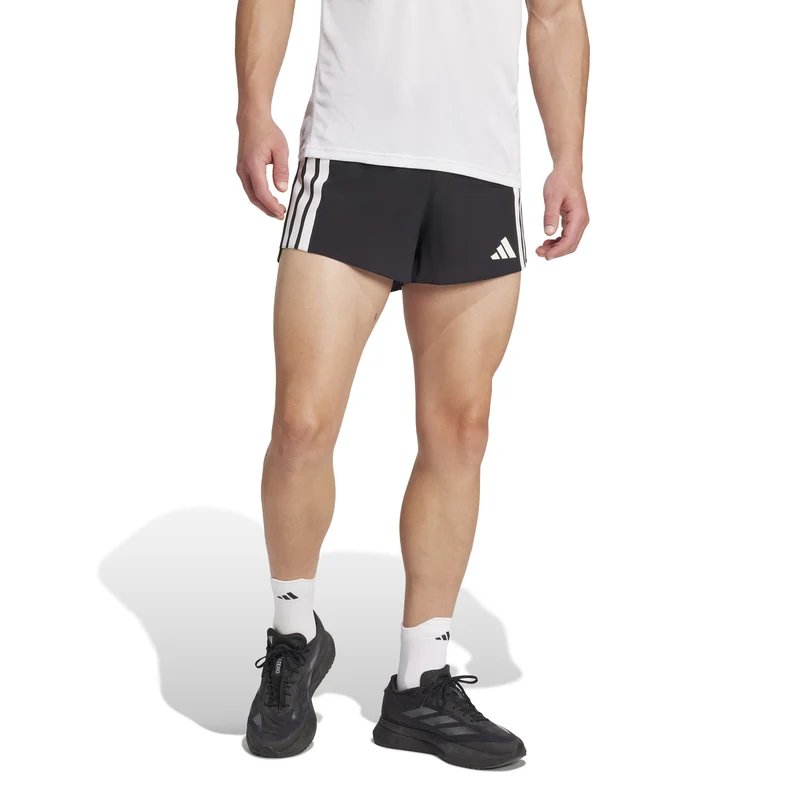 Adizero Gel 3in Laufshorts Herren-Schwarz,Weiß