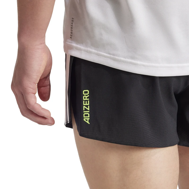 Adizero Gel 3in Laufshorts Herren-Schwarz,Weiß