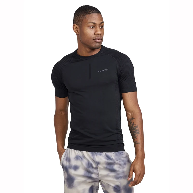 ADV Cool Intensity Laufshirt Herren-Schwarz