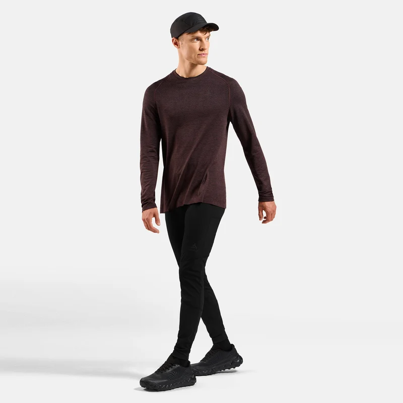 Zeroweight Warm Lauftight Herren-Schwarz