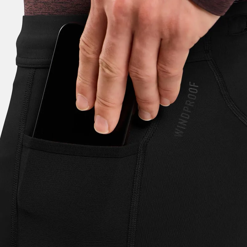 Zeroweight Warm Lauftight Herren-Schwarz