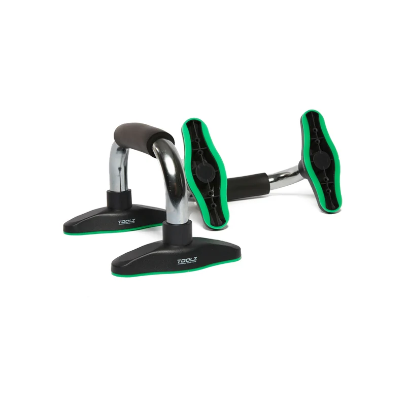 Chrome Push Up Grips Liegestützengriffe-Schwarz