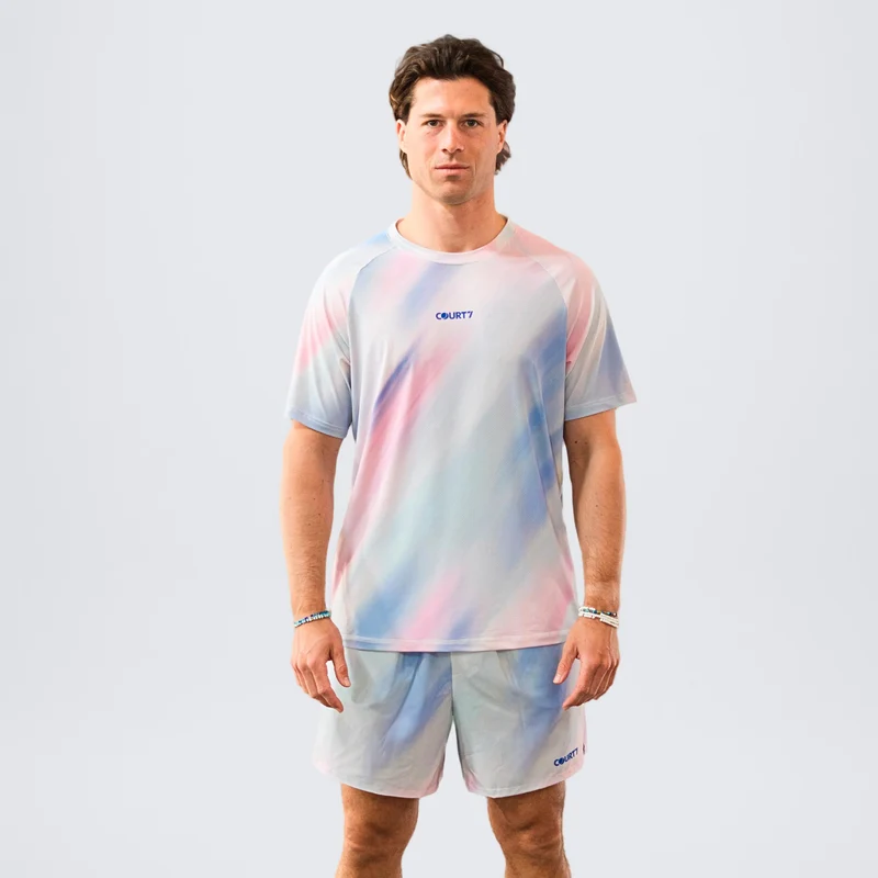 Dual Pocket 5in Shorts Herren - weiß, mehrfarbig
