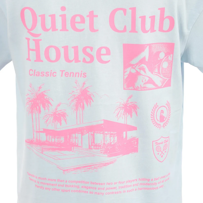 Club House Loose Fit T-Shirt Kinder - hellblau