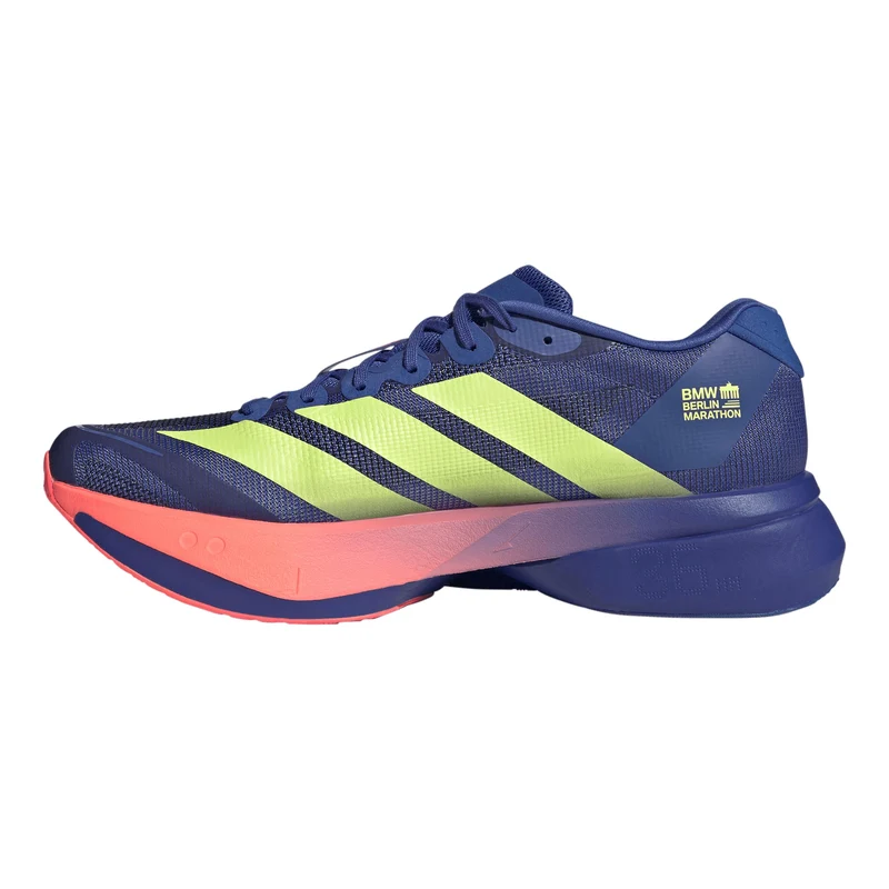 adizero Boston 13 Berlin Wettkampfschuh Herren - blau, gelb