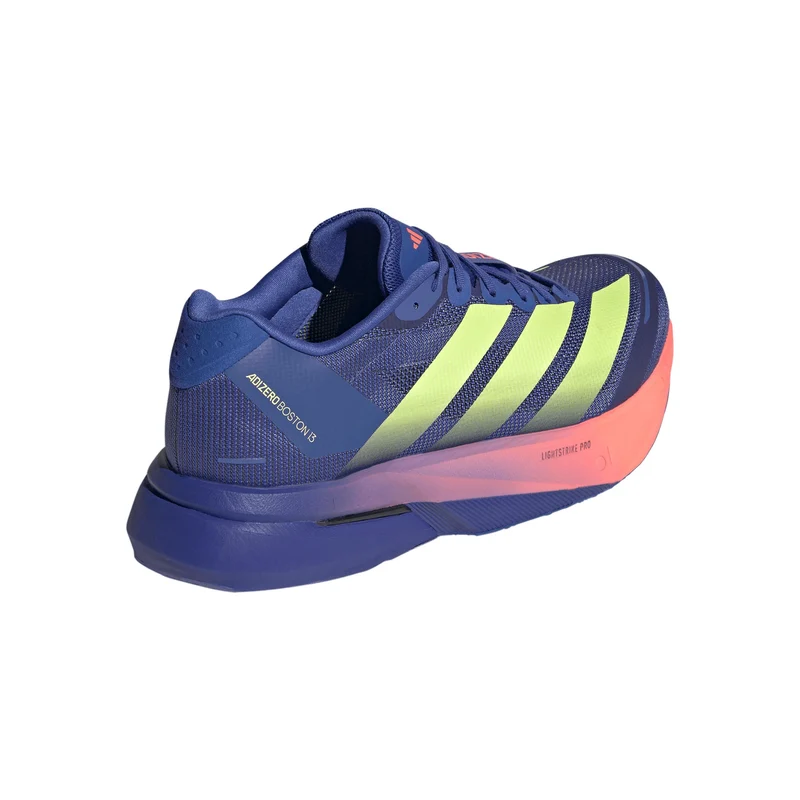 adizero Boston 13 Berlin Wettkampfschuh Herren - blau, gelb