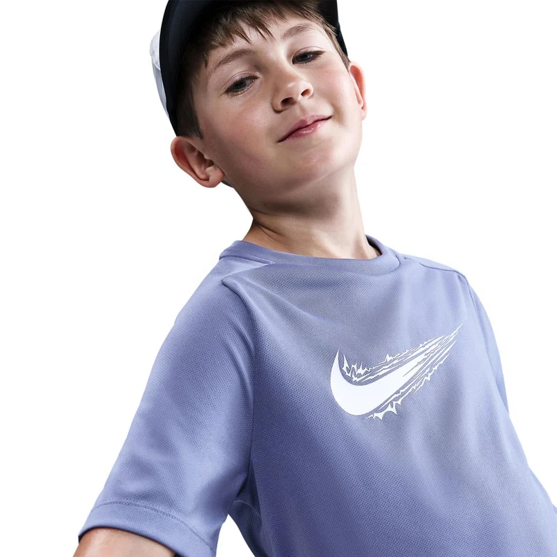 Dri-Fit Multi T-Shirt Kinder-Blaugrau