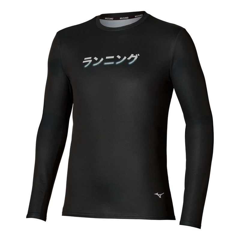 Core Graphic Laufshirt Herren - schwarz