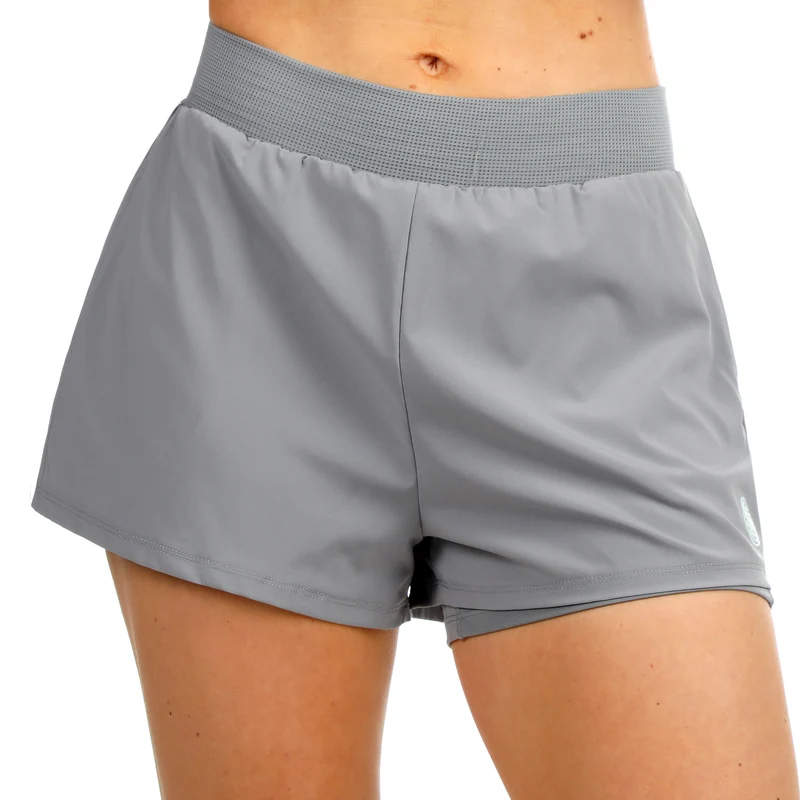 Freeze Out 2in1 Shorts Damen - grau