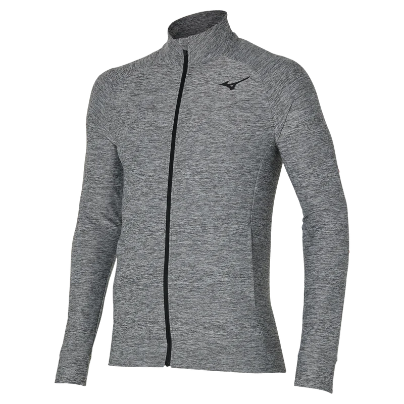 Mizuno Training Jacket (Mens, Grey/Black)