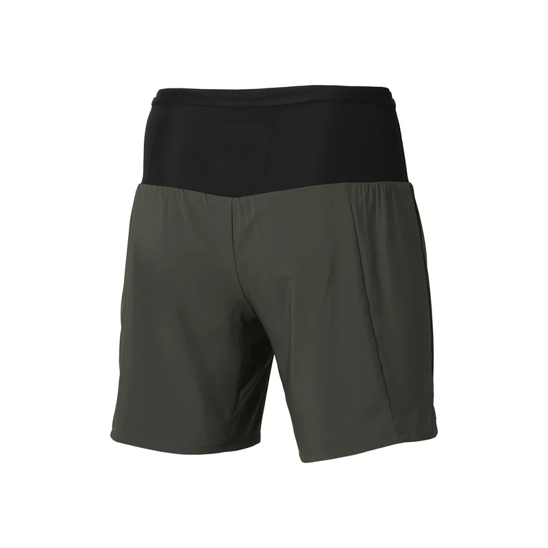 Multi Pocket 2in1 Laufshorts Herren - dunkelgrün