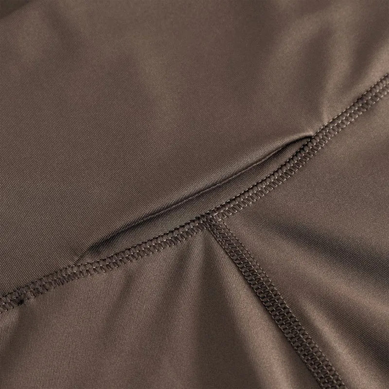 Cuera Active Logo Tights Long (Dark Brown)